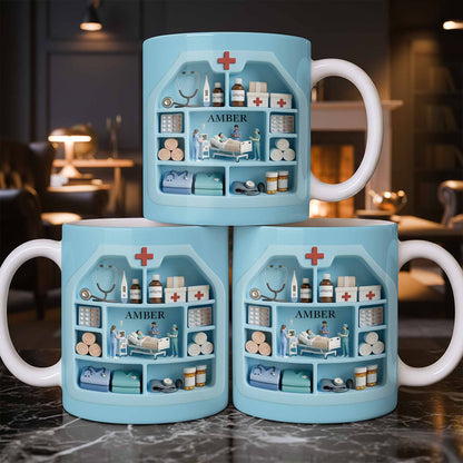 Perfect Gift for Healthcare Professionals - Personalized Custom Coffee Mug - DOC071_MG