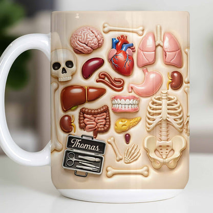 Explore The Beauty Of Anatomy With Detailed Human Organs - Personalized Custom Coffee Mug - DOC077_MG