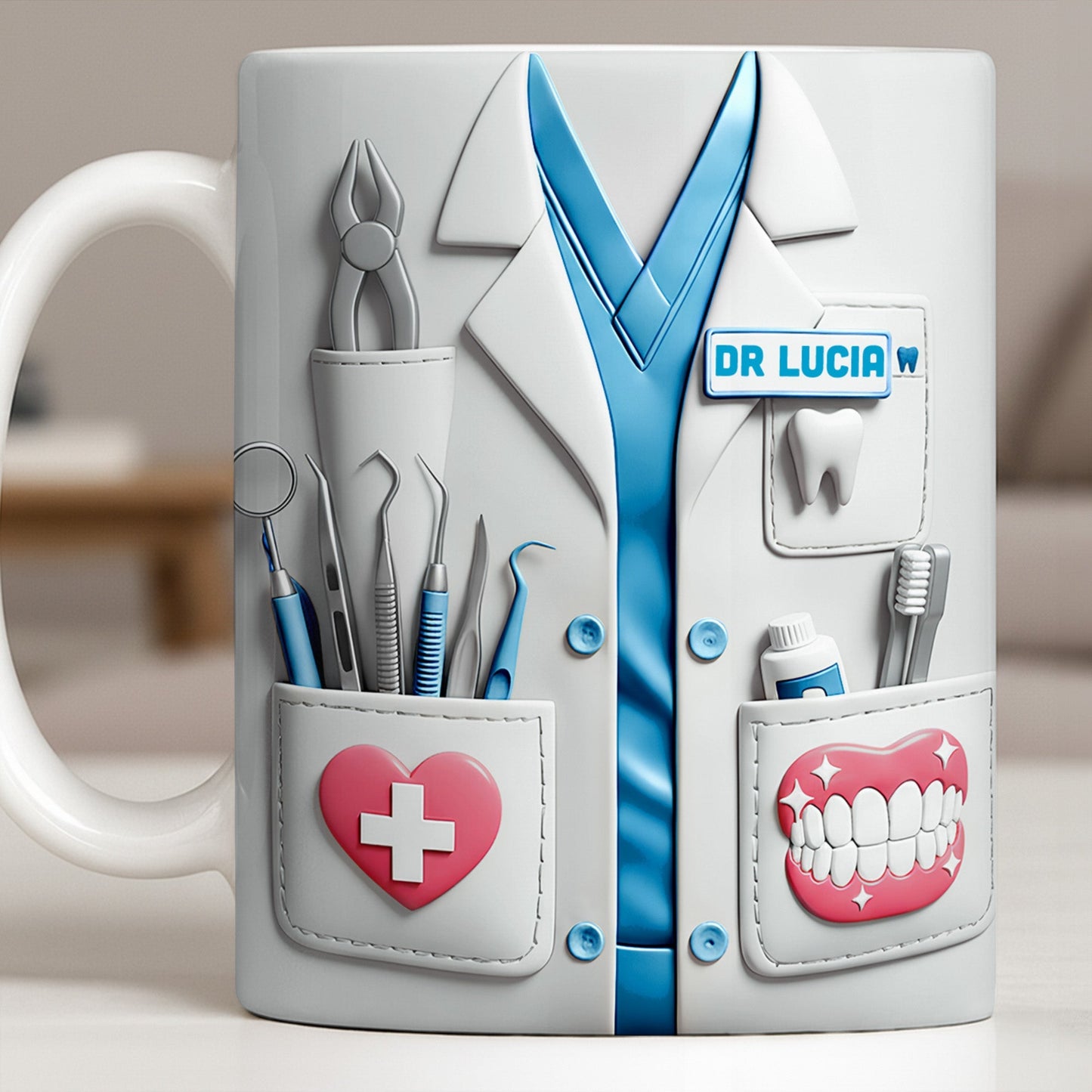 Celebrating Passion And Care In The Medical Field - Personalized Custom Coffee Mug - DOC079_MG