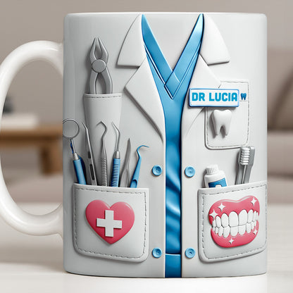 Celebrating Passion And Care In The Medical Field - Personalized Custom Coffee Mug - DOC079_MG