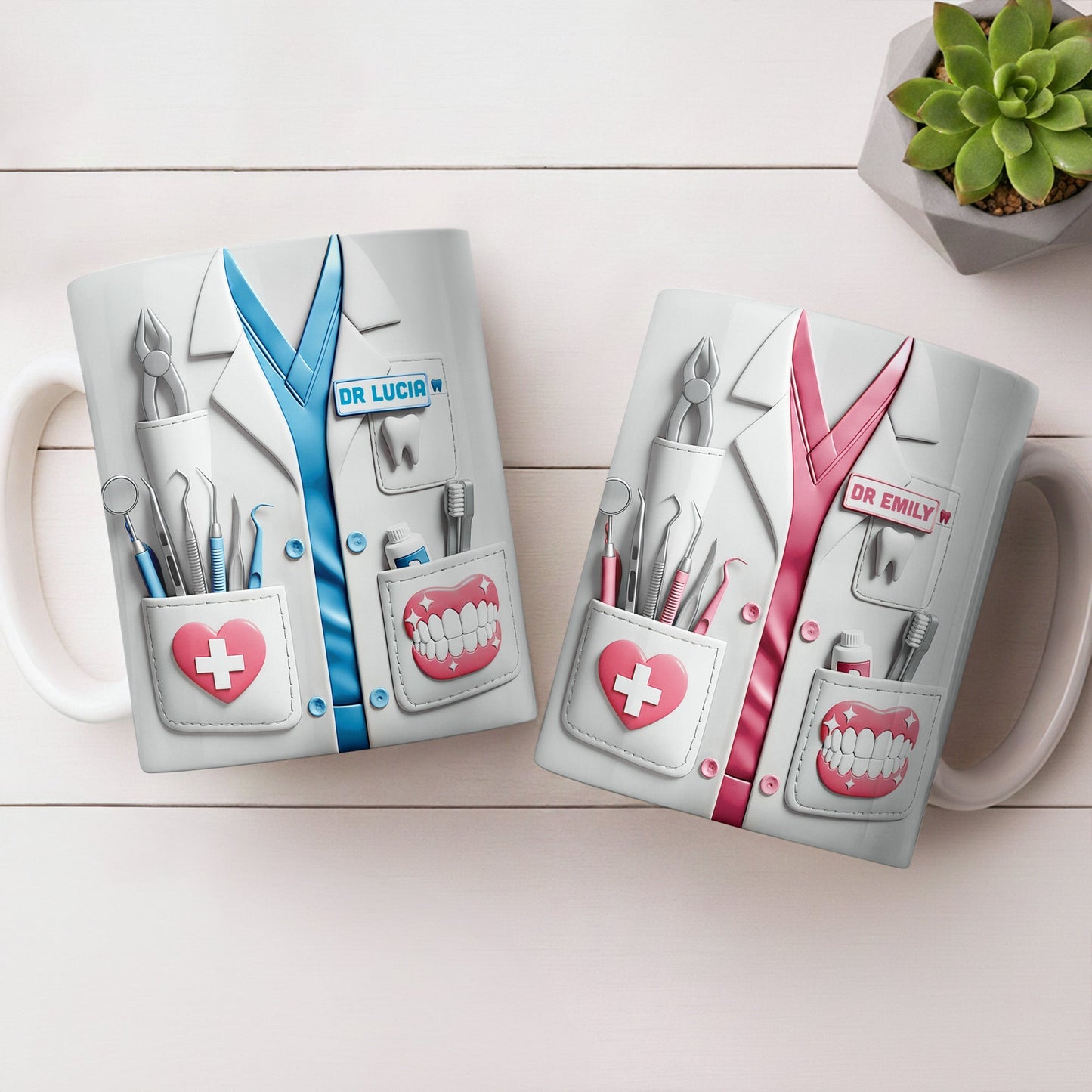 Celebrating Passion And Care In The Medical Field - Personalized Custom Coffee Mug - DOC079_MG