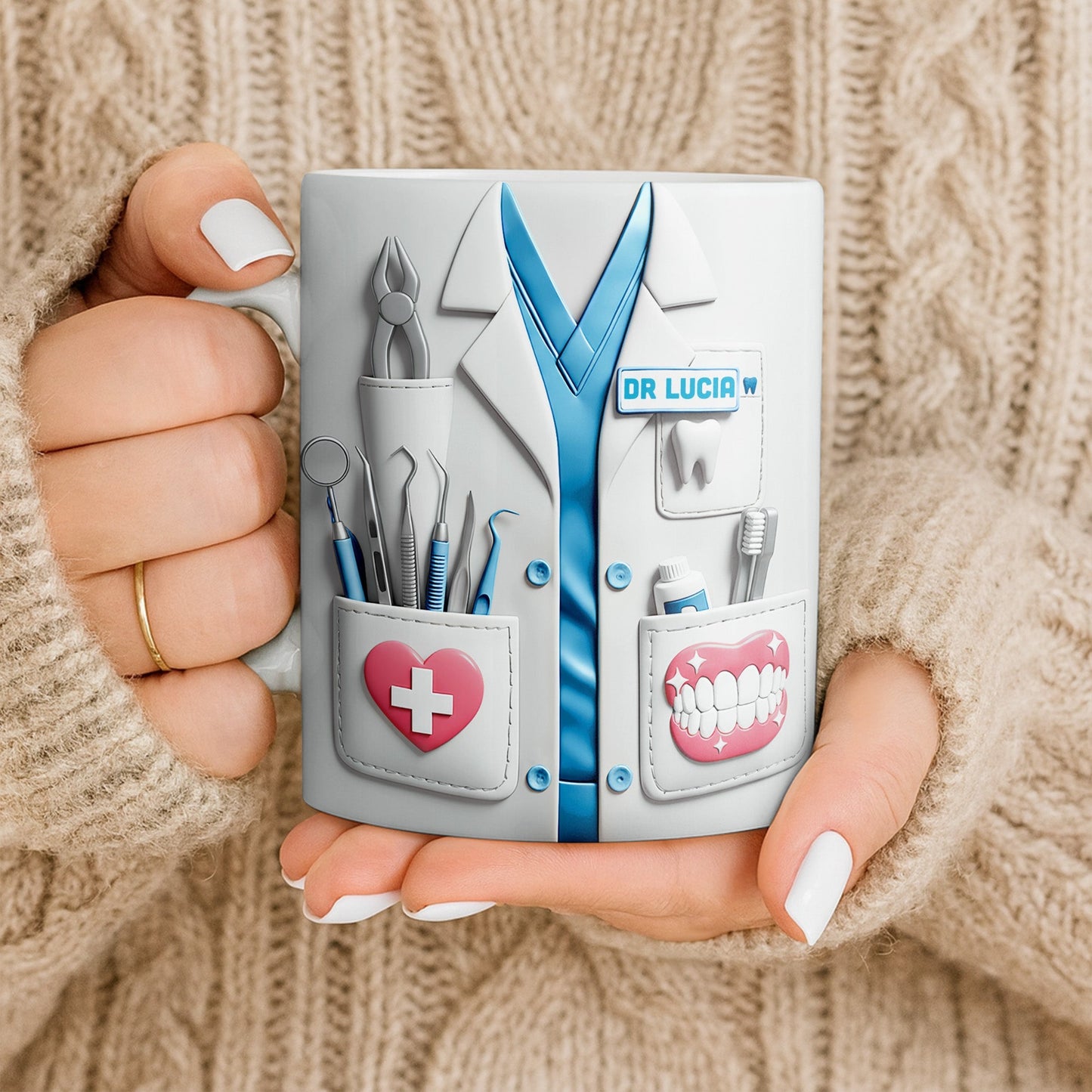 Celebrating Passion And Care In The Medical Field - Personalized Custom Coffee Mug - DOC079_MG