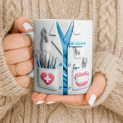 Celebrating Passion And Care In The Medical Field - Personalized Custom Coffee Mug - DOC079_MG