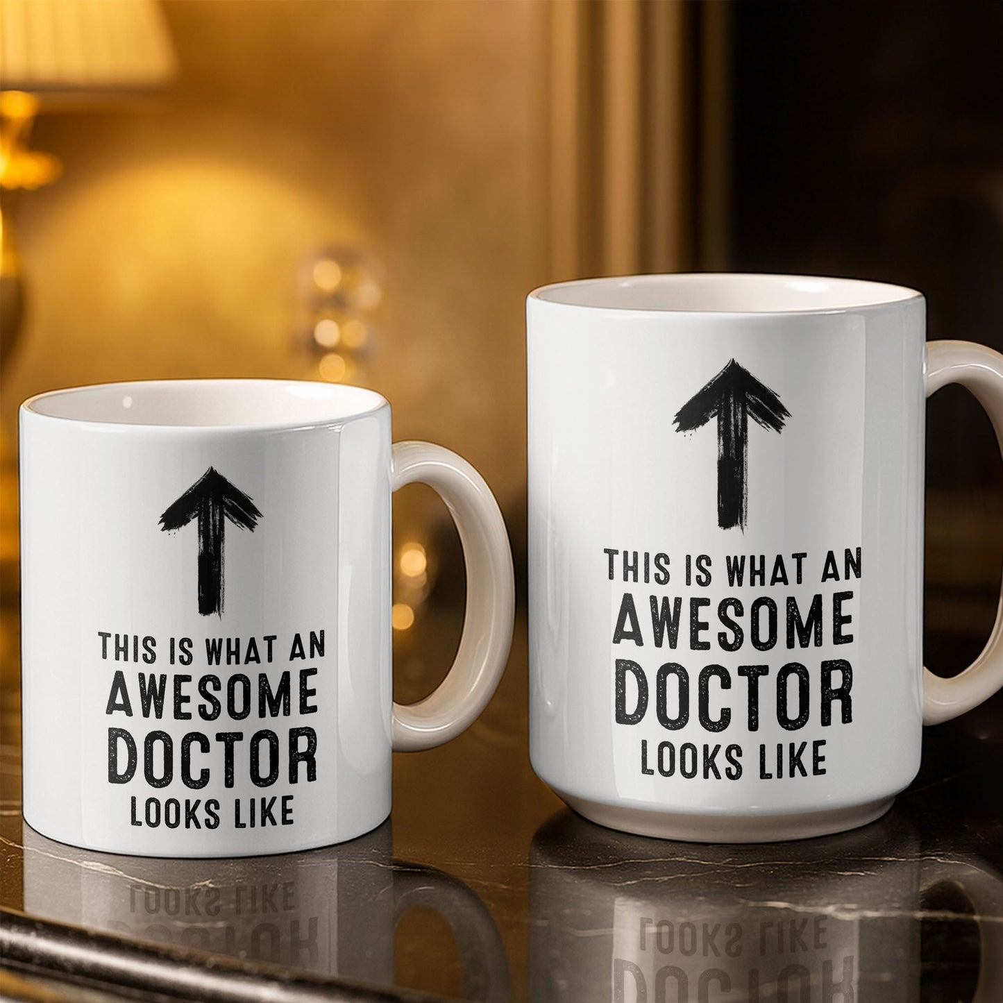 This Is What An Awesome Doctor Looks Like Stethoscope Mug - Personalized Custom Coffee Mug - DOC091_MG