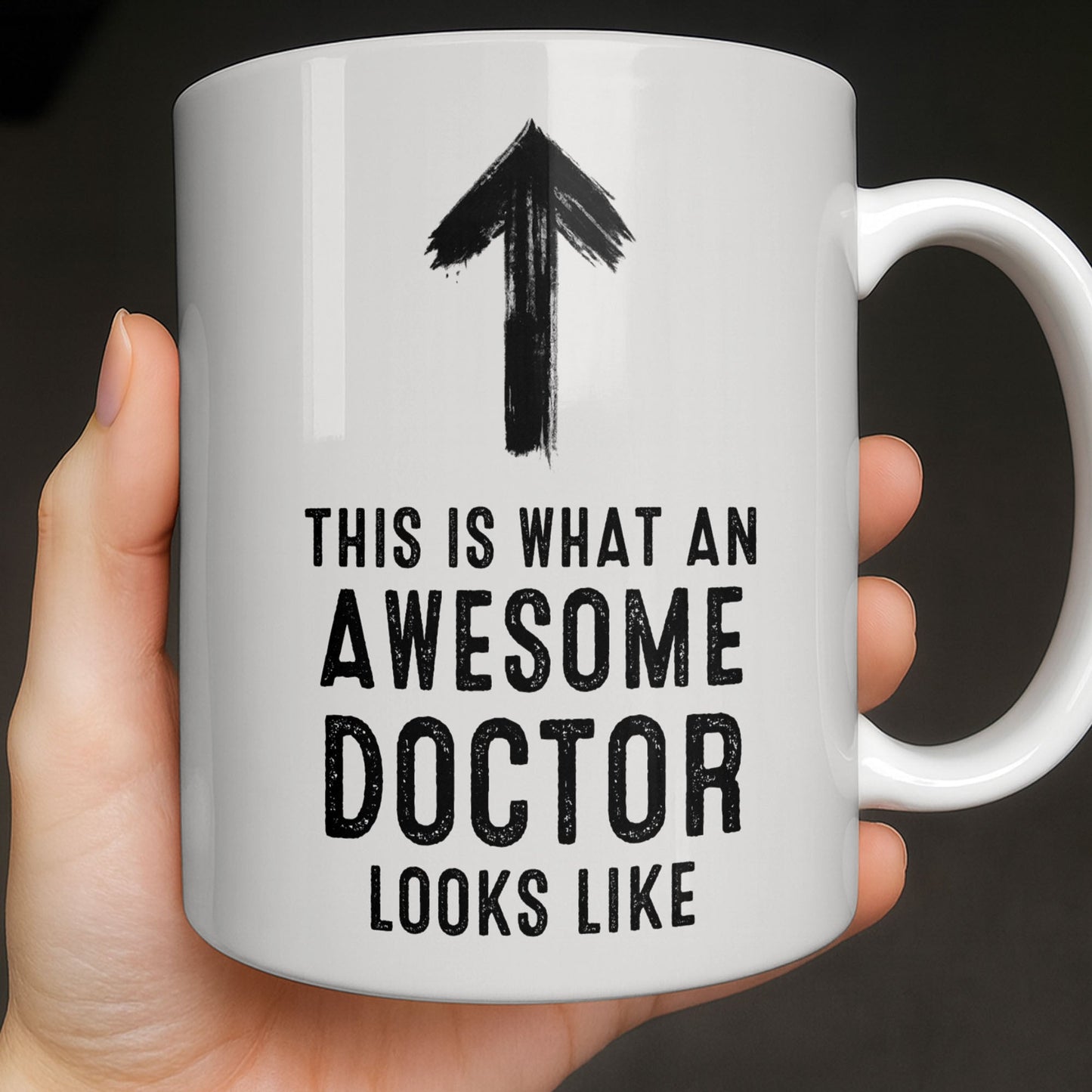 This Is What An Awesome Doctor Looks Like Stethoscope Mug - Personalized Custom Coffee Mug - DOC091_MG