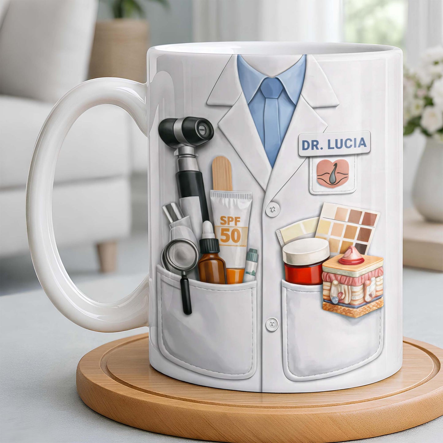Celebrate Medical Professionals With Essential Medical Tools - Personalized Custom Coffee Mug - DOC099_MG