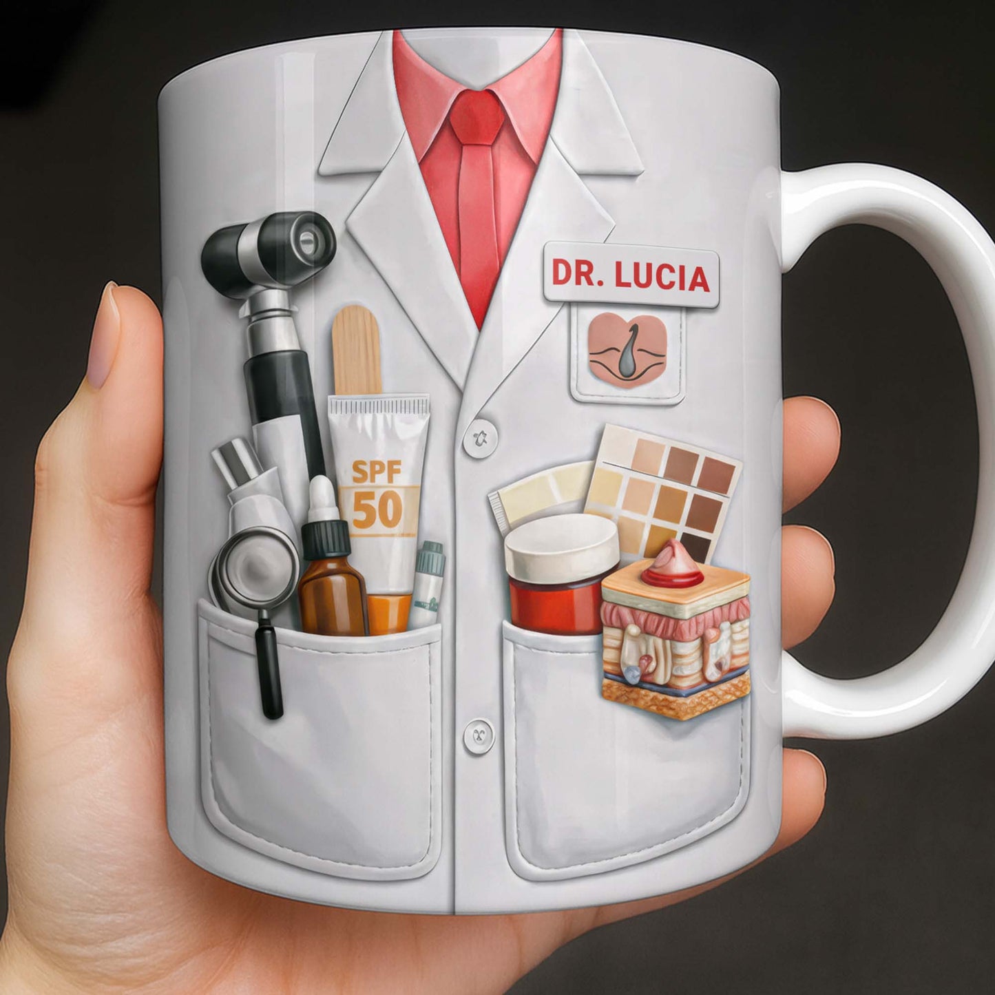 Celebrate Medical Professionals With Essential Medical Tools - Personalized Custom Coffee Mug - DOC099_MG