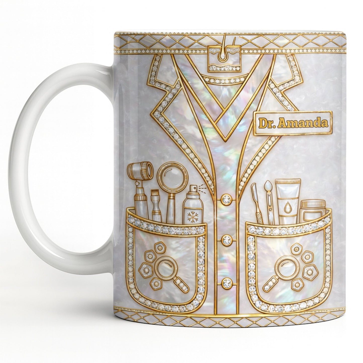 Celebrate Your Medical Profession With Custom Medical Tools - Personalized Custom Coffee Mug - DOC105_MG