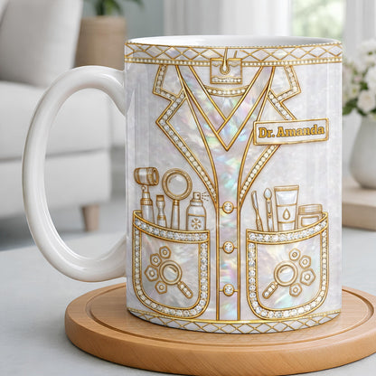 Celebrate Your Medical Profession With Custom Medical Tools - Personalized Custom Coffee Mug - DOC105_MG
