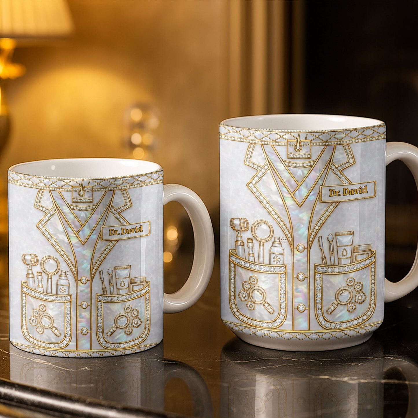 Celebrate Your Medical Profession With Custom Medical Tools - Personalized Custom Coffee Mug - DOC105_MG