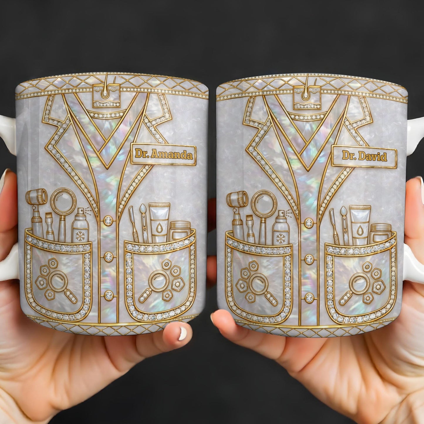 Celebrate Your Medical Profession With Custom Medical Tools - Personalized Custom Coffee Mug - DOC105_MG