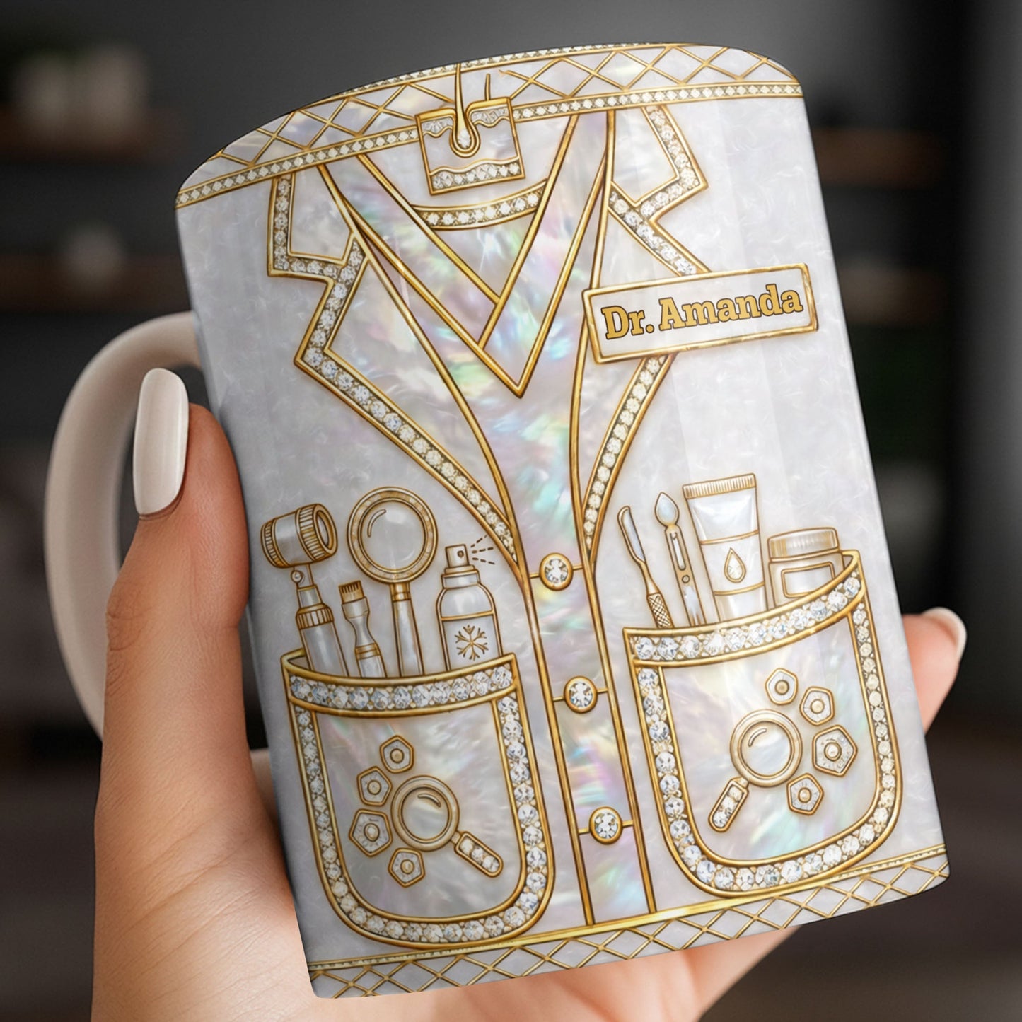 Celebrate Your Medical Profession With Custom Medical Tools - Personalized Custom Coffee Mug - DOC105_MG