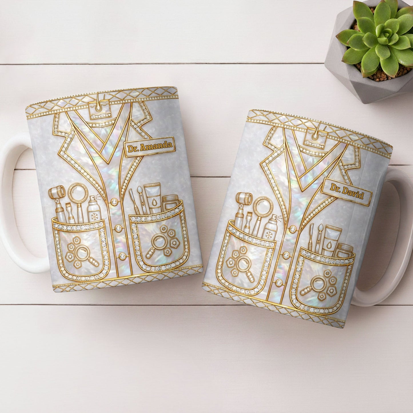 Celebrate Your Medical Profession With Custom Medical Tools - Personalized Custom Coffee Mug - DOC105_MG