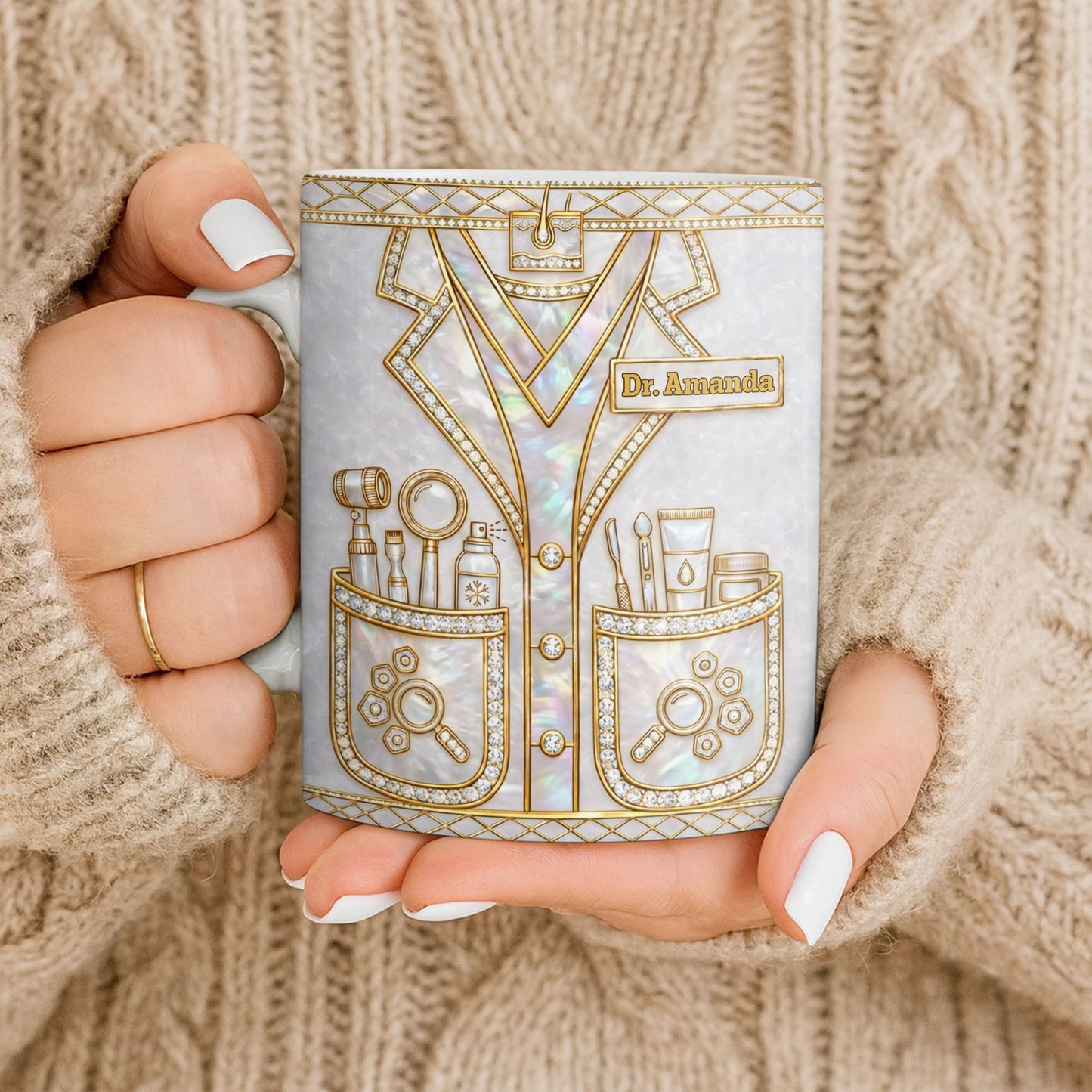 Celebrate Your Medical Profession With Custom Medical Tools - Personalized Custom Coffee Mug - DOC105_MG