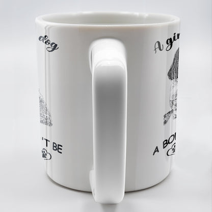 Girl And Dog Bond That Can't Be Broken - Personalized Custom Coffee Mug - DOG018_MG
