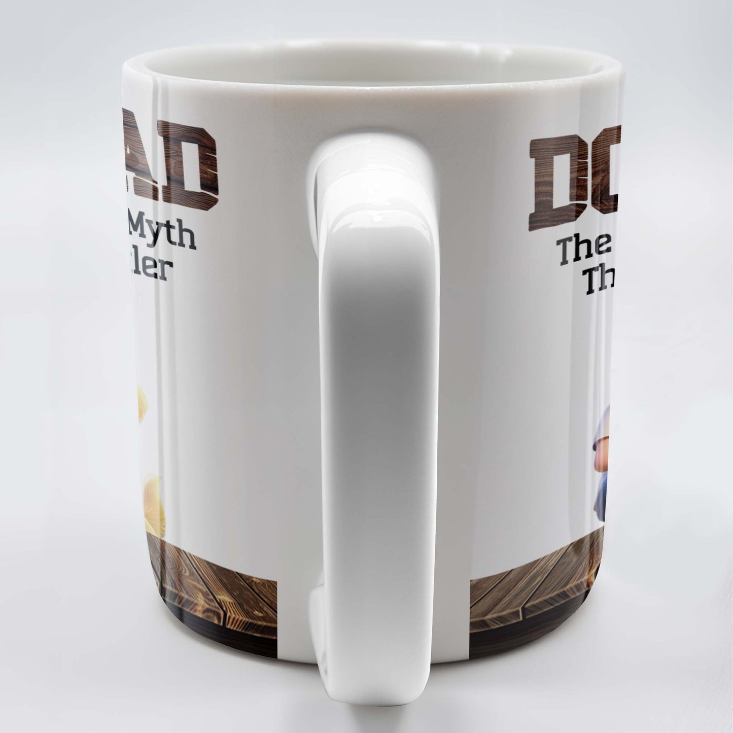 Dog Dad The Man The Myth The Snack Dealer Mug - Personalized Custom Coffee Mug - DOG019_MG