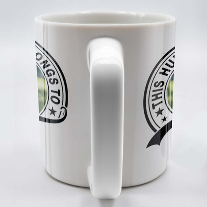 This Human Belongs To Customizable Pet - Personalized Custom Coffee Mug - DOG040_MG