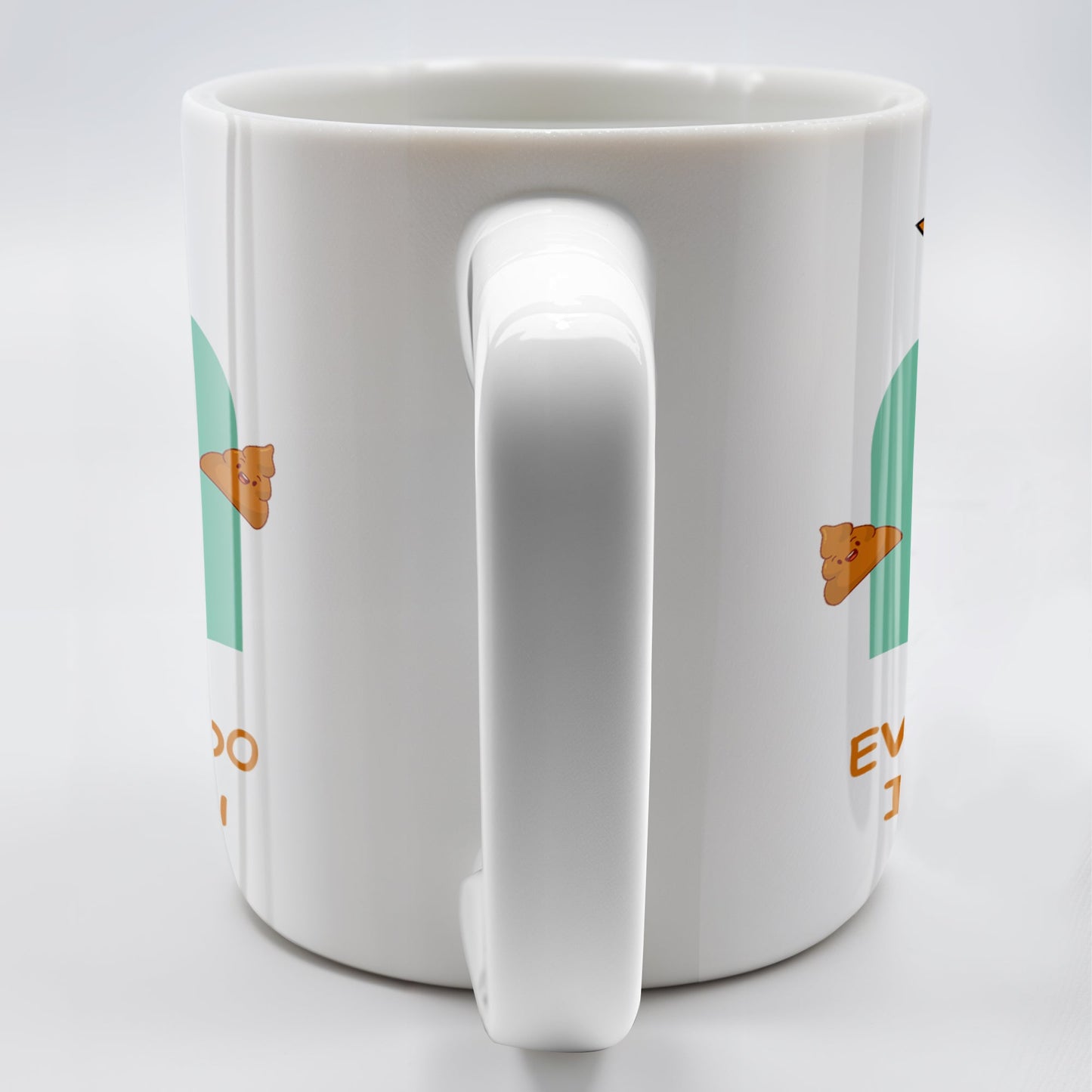 Every Poo I Do I Do It For You, Dog And Poo Emoji - Personalized Custom Coffee Mug - DOG043_MG