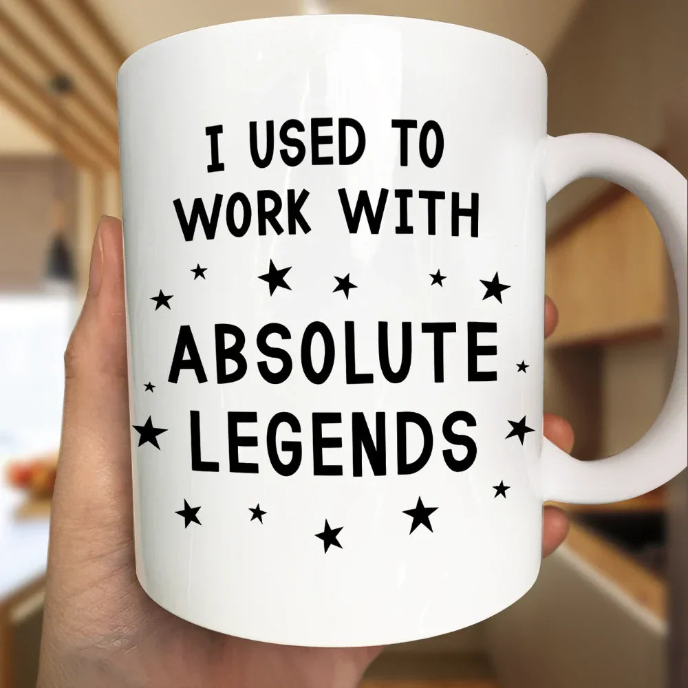Custom Photo I Used To Work With Absolute Legends - Personalized Mug