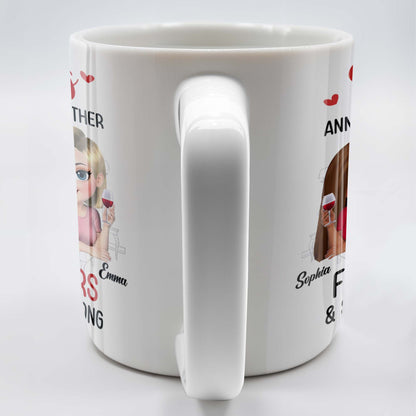 Sisters Annoying Each Other For Years & Still Going Strong - Personalized Custom Coffee Mug - DTG042_MG