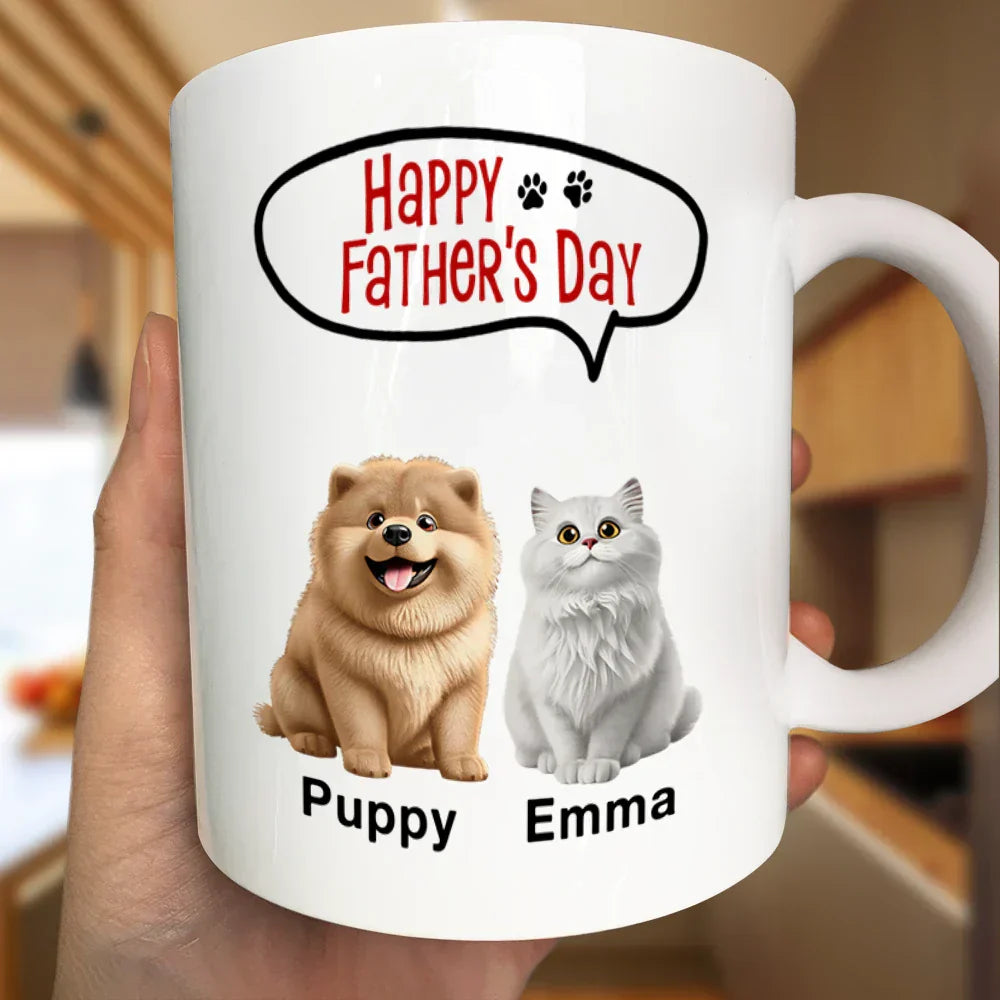 Dad You Work Hard And Raise Me Well - Personalized Mug