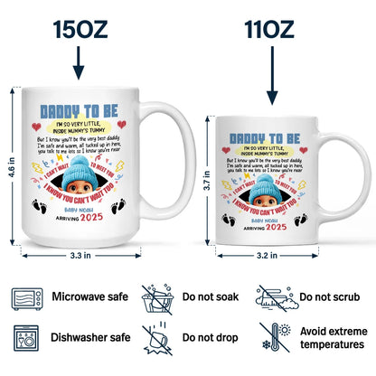Daddy To Be - Personalized Mug
