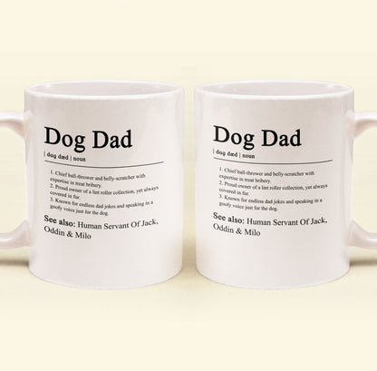 Dog Dad Definition - Personalized Mug