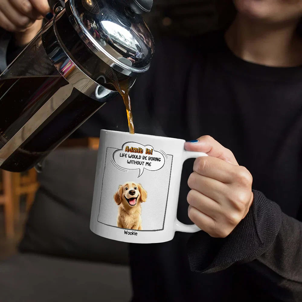 Dog Lovers We Woof You Every Day - Personalized Mug