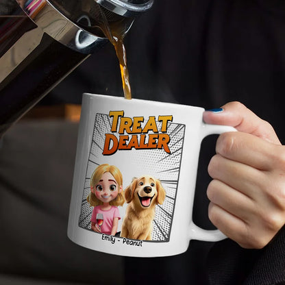 Dog Treat Dealer 3D Effect - Personalized Mug