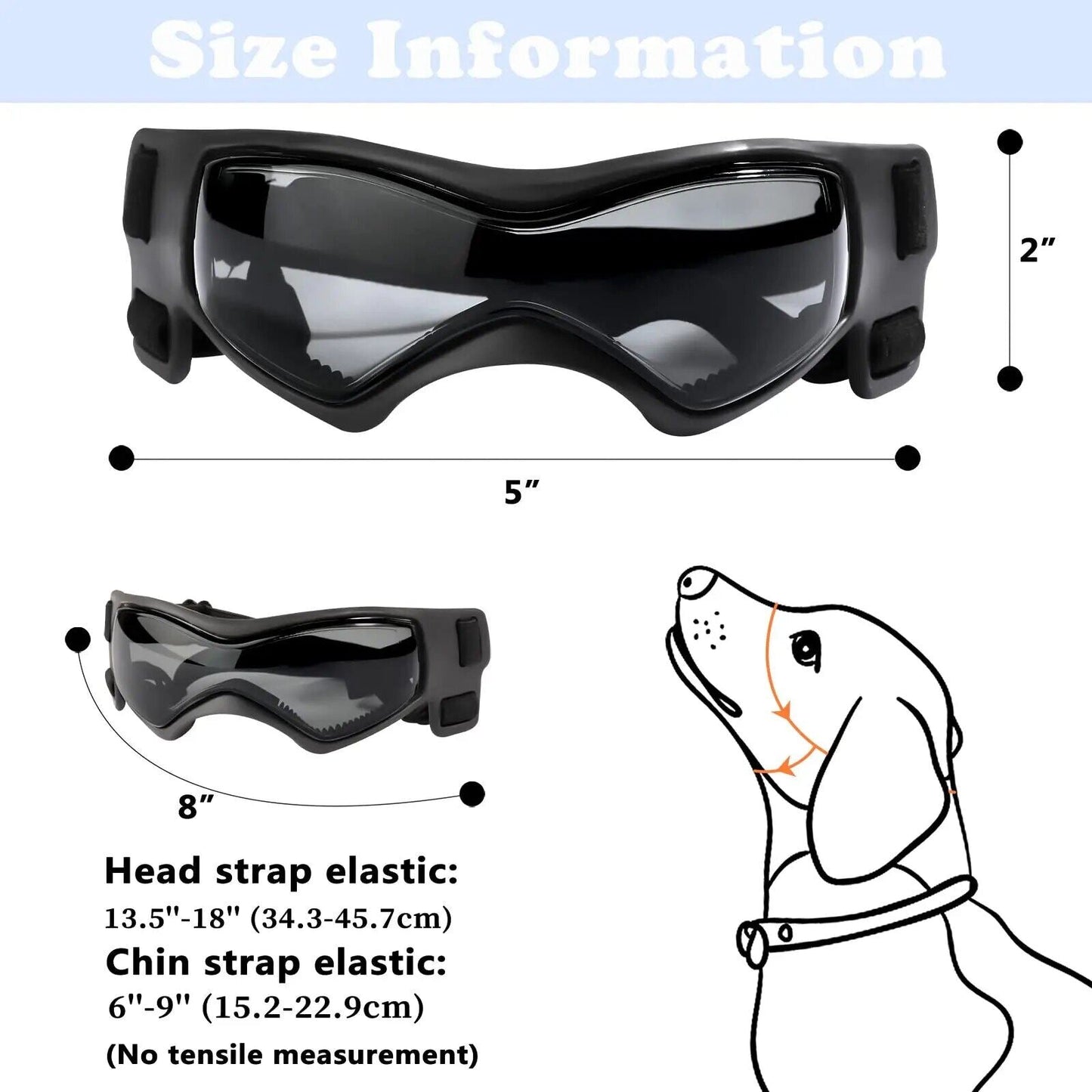 Dog Sunglasses for Small Dogs - UV Protection Eyewear for Pets