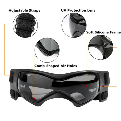 Dog Sunglasses for Small Dogs - UV Protection Eyewear for Pets