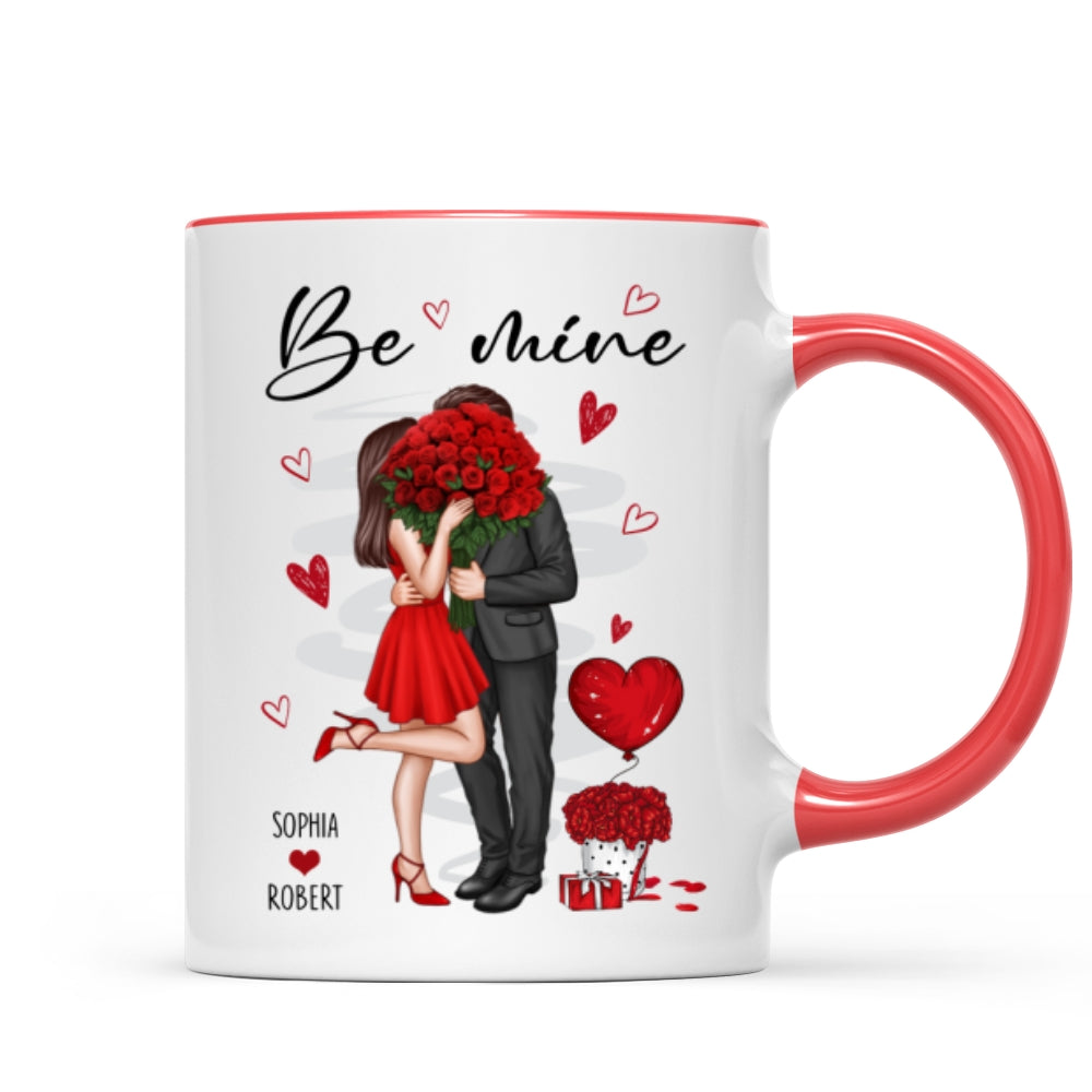 Be Mine Elegant Couple Personalized Mug