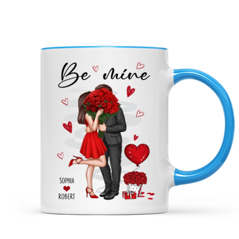Be Mine Elegant Couple Personalized Mug
