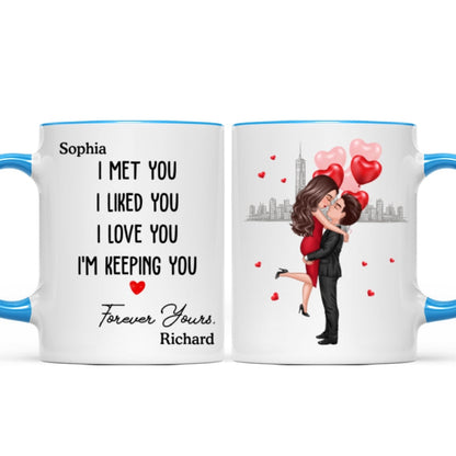 Forever Yours Couple Anniversary Gift Personalized Mug