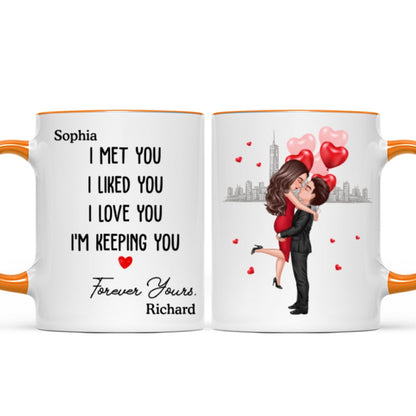 Forever Yours Couple Anniversary Gift Personalized Mug