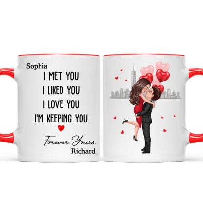 Forever Yours Couple Anniversary Gift Personalized Mug