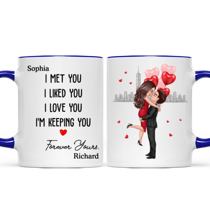 Forever Yours Couple Anniversary Gift Personalized Mug