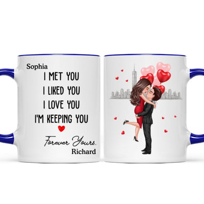 Forever Yours Couple Anniversary Gift Personalized Mug