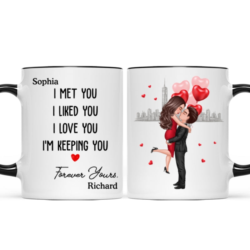 Forever Yours Couple Anniversary Gift Personalized Mug