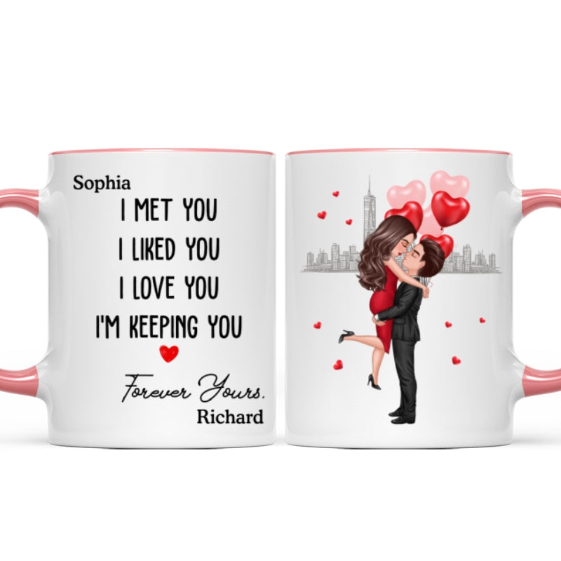 Forever Yours Couple Anniversary Gift Personalized Mug