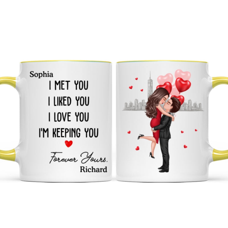 Forever Yours Couple Anniversary Gift Personalized Mug