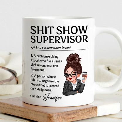 A Problem Solving Expert Personalized Mug, Funny Gift For Colleagues, Coworkers, Work Friends, Work Besties