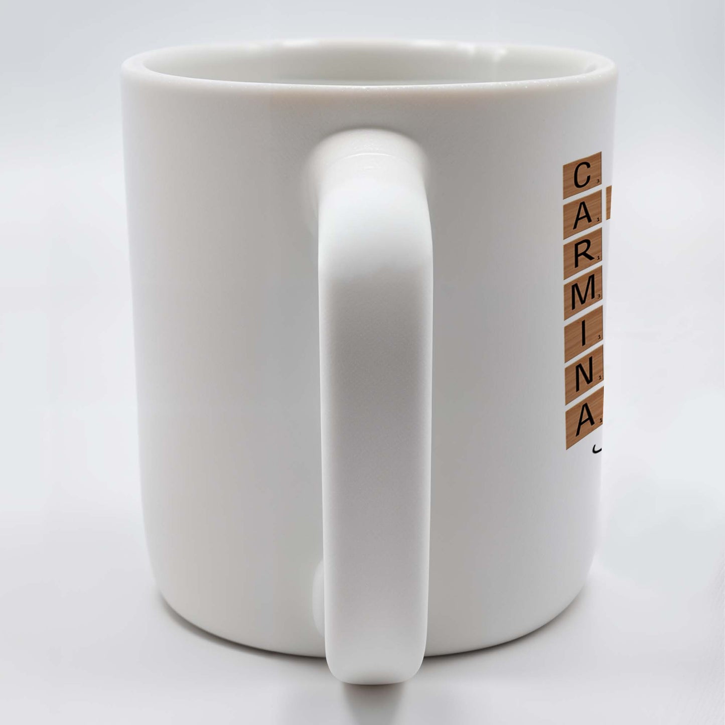Create Your Own Family Name Scrabble Puzzle - Personalized Custom Coffee Mug - FAM206_MG