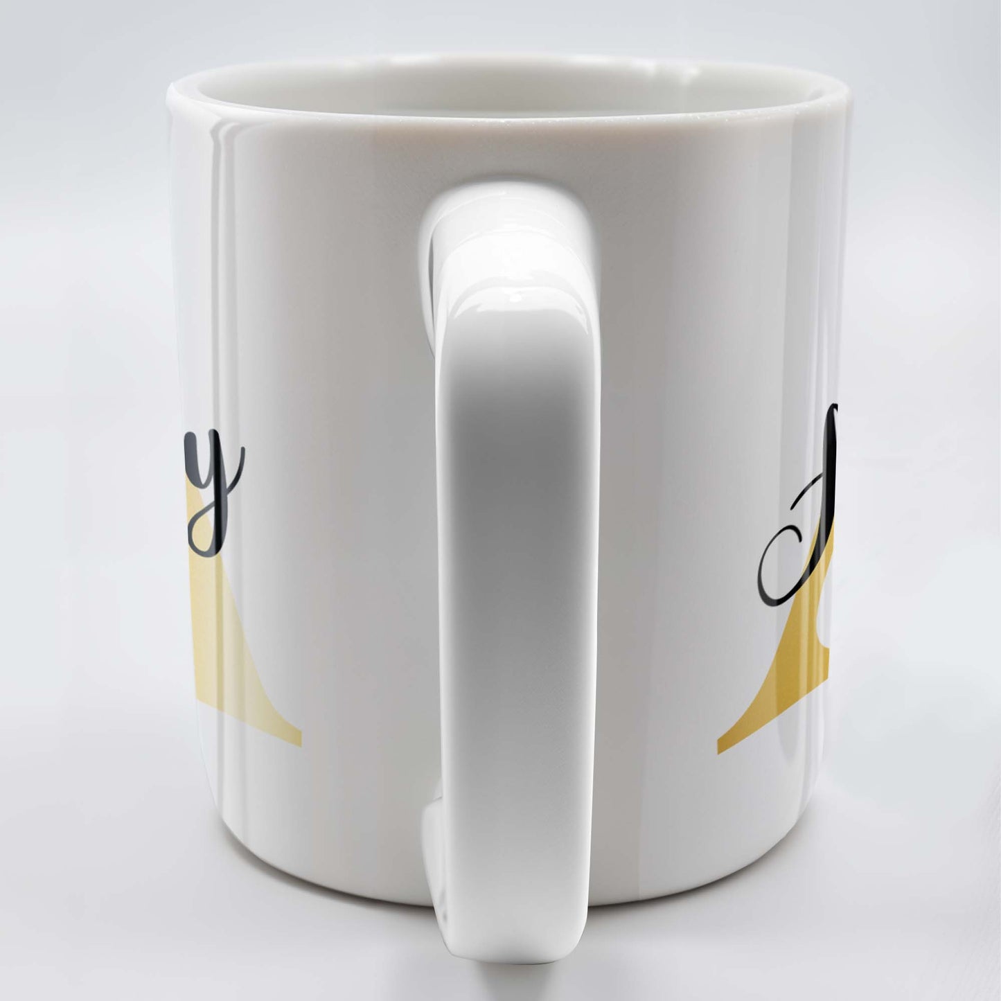 Make Every Sip Shine Like Gold Featuring Initial Letter - Personalized Custom Coffee Mug - FAM230_MG