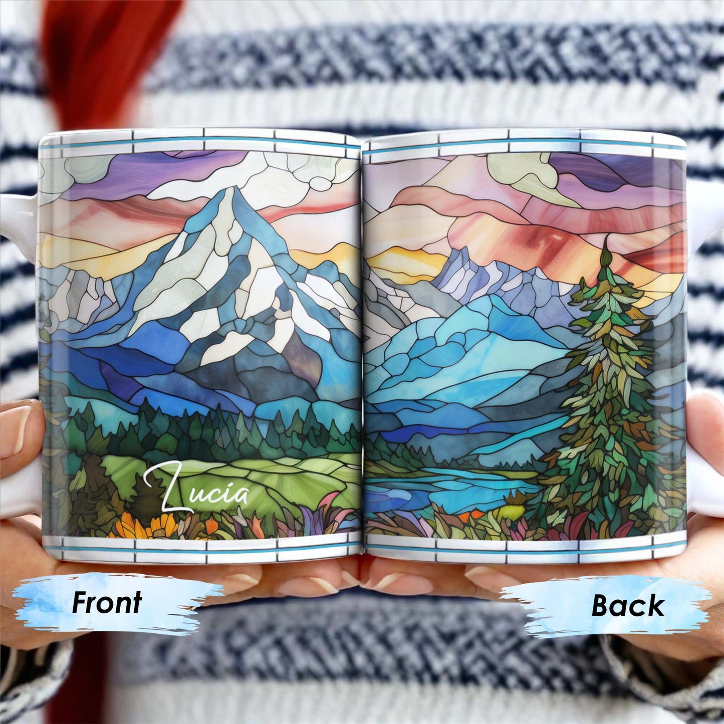 Explore Majestic Mountains Coffee Mug - Personalized Custom Coffee Mug - FAM231_MG