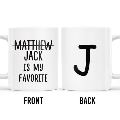 Is My Favorite Custom Coffee Mug - Personalized Custom Coffee Mug - FAM244_MG