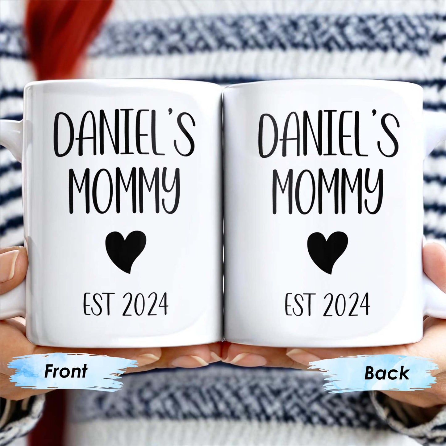 Personalized Love Heart Special Year Mug - Personalized Custom Coffee Mug - FAM247_MG