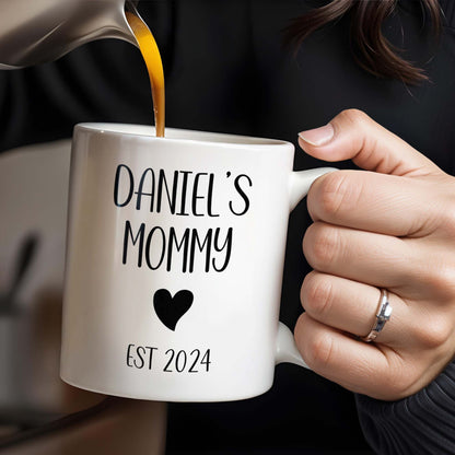 Personalized Love Heart Special Year Mug - Personalized Custom Coffee Mug - FAM247_MG