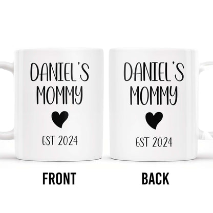 Personalized Love Heart Special Year Mug - Personalized Custom Coffee Mug - FAM247_MG