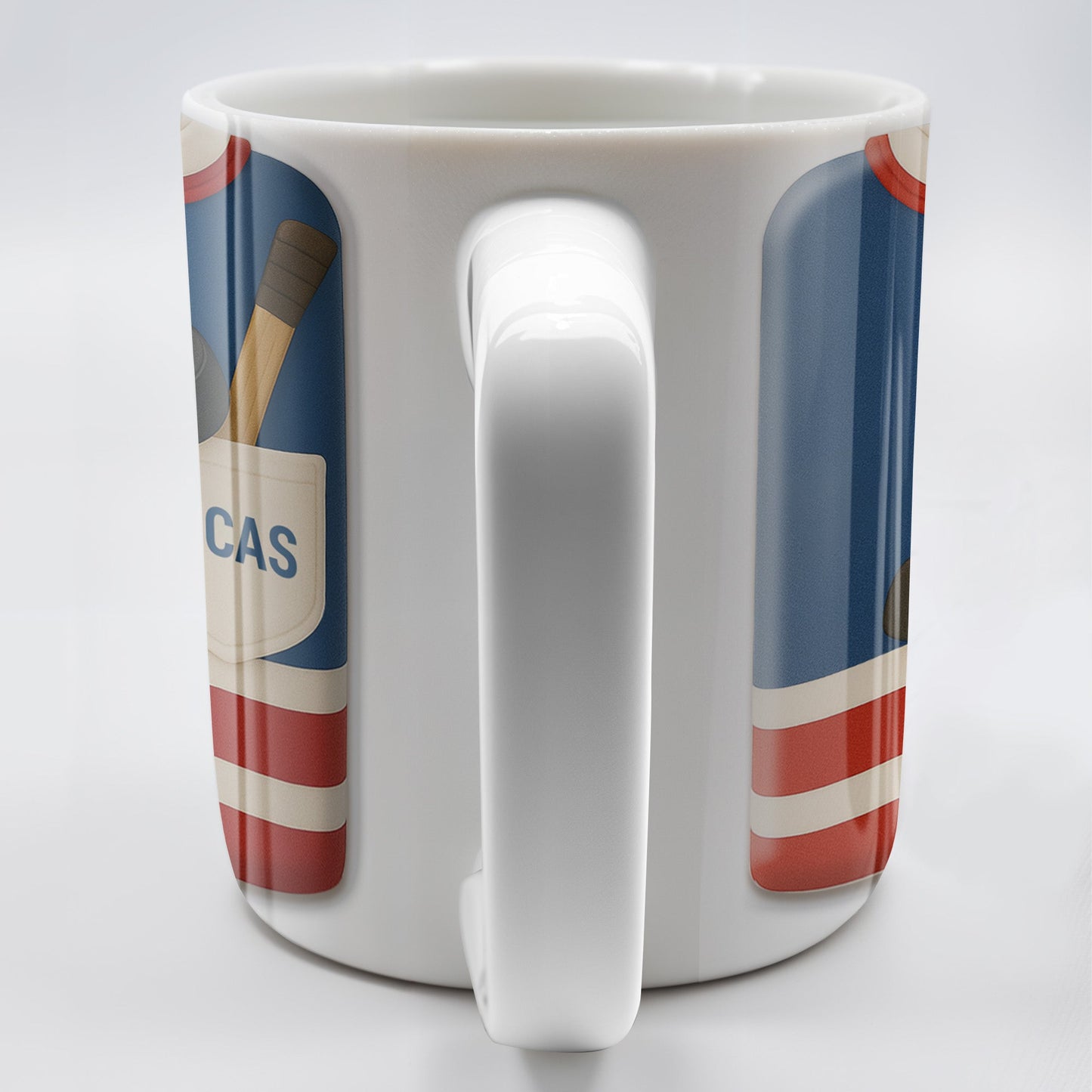 Customize Your Hockey Jersey Mug With Your Name, Hockey Gear - Personalized Custom Coffee Mug - FAM326_MG